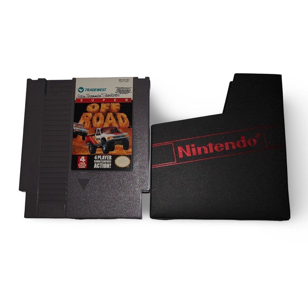 Super Off Road Nintendo NES Ivan Ironman Stewart Tradewest Game Dust Sleeve